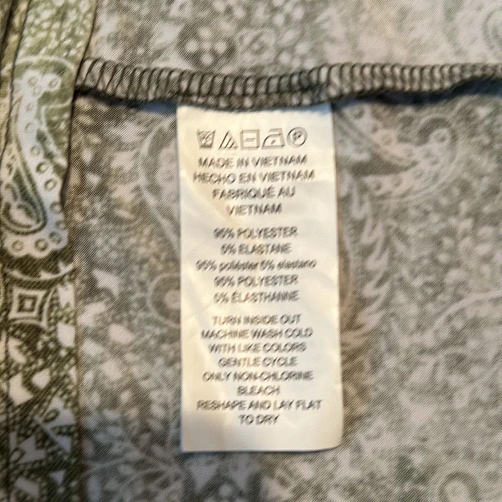 Michael by Michael Kors size small green and white dress.